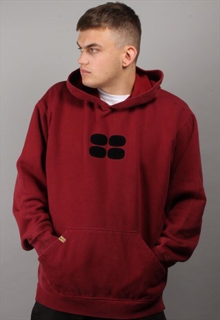 VINTAGE NIKE BURGUNDY HOODIE