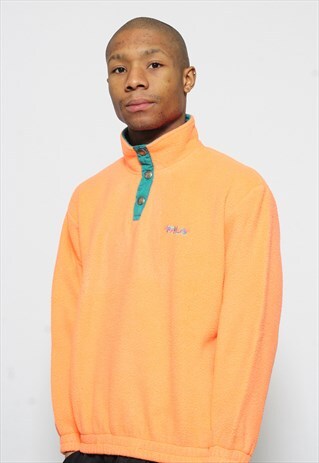 VINTAGE FILA MAGIC LINE FLEECE ORANGE