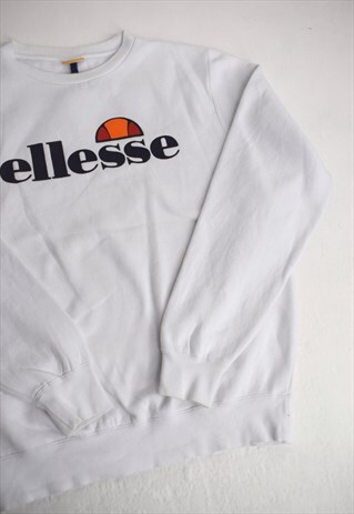 VINTAGE 90S ELLESSE WHITE SWEATSHIRT