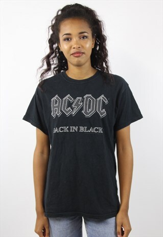 VINTAGE AC/DC BLACK BAND T-SHIRT