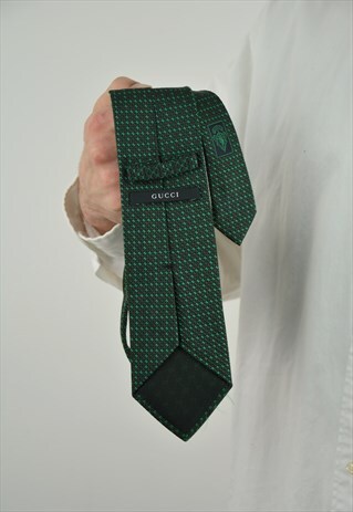 RARE VINTAGE GUCCI TIE GREEN