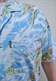 HUGO BOSS HAWAIIAN SHIRT, 90S SUMMER VOCATION BUTTON DOWN