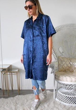VINTAGE SHIRT PRINTED MOONS AND SUNS