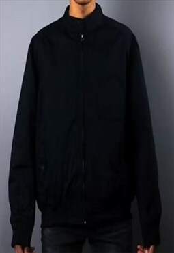 vintage black harrington jacket