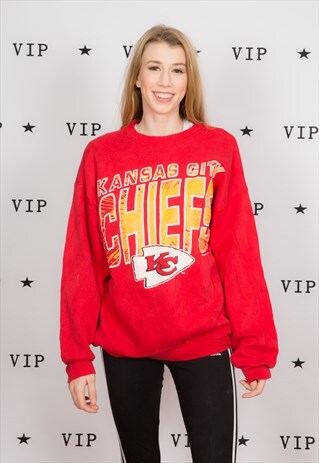 90S VINTAGE KANSAS CITY CHIEFS AMERICAN FOOTBALL SWEATSHIRT