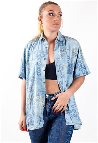 VINTAGE PATTERNED SHIRT S593