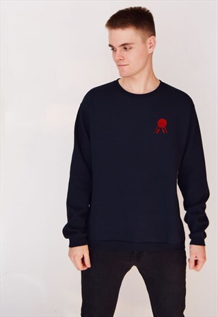 NAVY SUNSET (RED) SWEATSHIRT