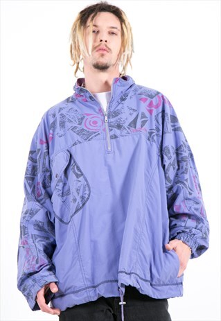 VINTAGE 90S 1/4 ZIP REEBOK JACKET / S3850