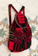 VINTAGE 90'S WOVEN BOHEMIAN HIPPIE BACKPACK - ONE SIZE