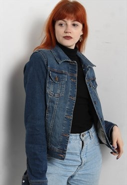 Vintage Y2K Denim Jacket Blue