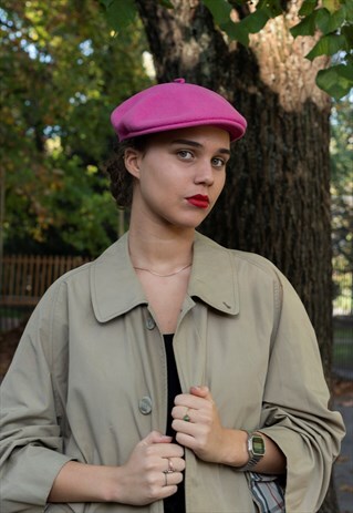 VINTAGE 90S 00S KANGOL BERET WOOL HAT