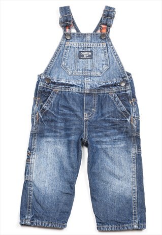VINTAGE OSH KOSH B'GOSH MEDIUM WASH DUNGAREES - 9 MONTHS