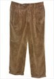 Vintage Brown Classic Corduroy Trousers - W36 L30