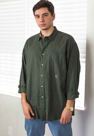 VINTAGE TOMMY HILFIGER SHIRT LOGO 90S L 10.6
