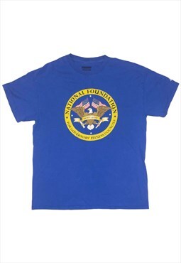 Vintage National Foundation N Balance Tshirt in Blue M
