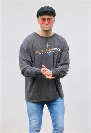 NFL USA NEW ORLEANS SAINTS LIGHTWEIGHT SWEATSHIRT