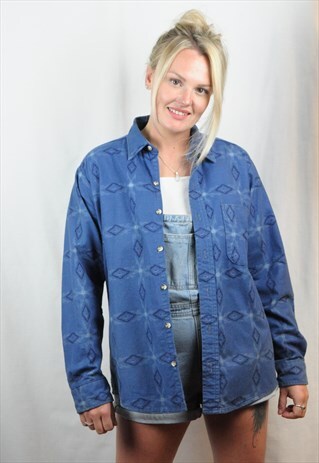 BLUE NATIVE SHIRT