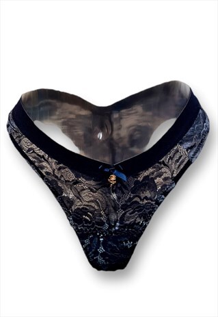 Midnight Blue Brazilian Knickers
