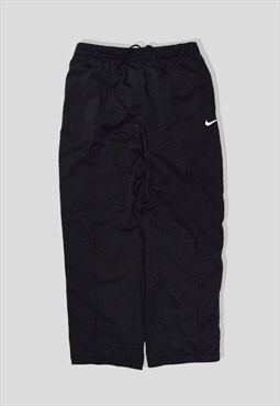 Vintage 00s Nike Embroidered Logo Joggers in Black