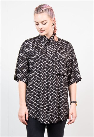 VINTAGE 90'S ABSTRACT OVERSIZED SHIRT