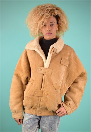 VINTAGE 90'S SHEARLING JACKET