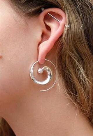 SWIVEL HOOPS SILVER