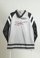 Vintage Reebok Sportswear Hoodied Track Jacket 