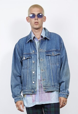 VINTAGE 90'S WRANGLER MID-WASH DENIM JACKET
