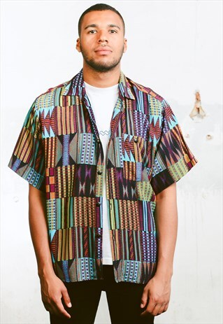 VINTAGE 90S PATTERN SHIRT