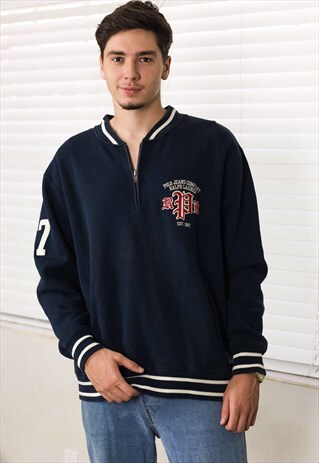 VINTAGE POLO RALPH LAUREN SWEATSHIRT JUMPER LOGO 90S L 21.7