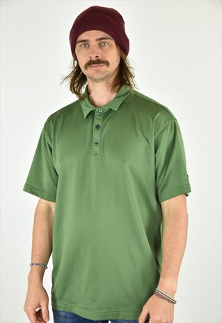 VINTAGE 90'S NIKE GOLF GREEN POLO SHIRT SIZE XL