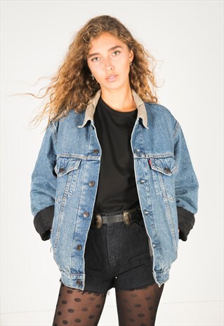 VINTAGE 80S LEVIS WINTER BLANKET JACKET / R1100R003