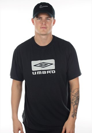 VINTAGE UMBRO GRAPHIC BIG LOGO T SHIRT TEE