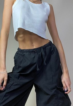 Vintage Y2K 00's Low Rise Cargos Cargo Trousers Gorpcore 