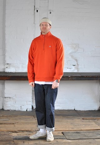 VINTAGE LACOSTE 1/4 ZIP SWEATER