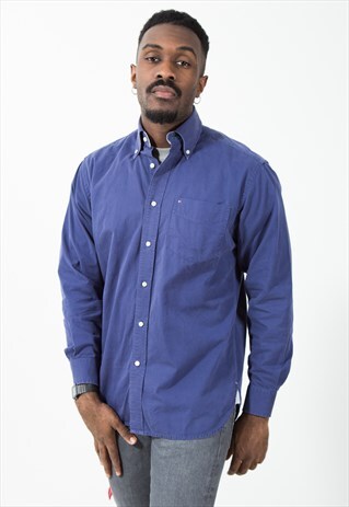 VINTAGE 80S CLASSIC TOMMY HILFIGER SHIRT / S5502