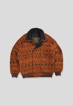 Vintage 1980s Missoni Wool Bomber Jacket
