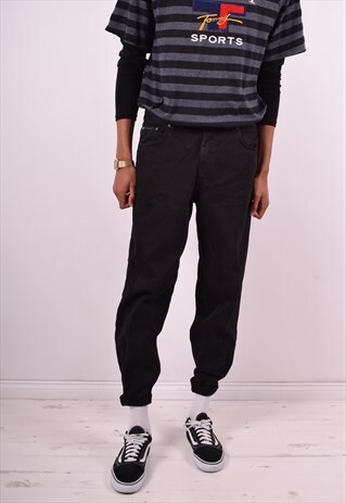 CALVIN KLEIN MENS VINTAGE JEANS W32 L31 BLACK 90S