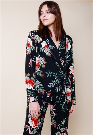 FLORAL BLAZER SUIT COORD