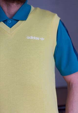 VINTAGE 80' ORIGINAL NEW ADIDAS UNISEX VEST WITH TAGS