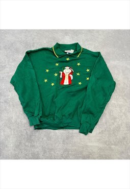 Vintage Christmas Sweatshirt Women's M