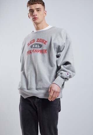 VINTAGE CHAMPION RED ZONE MILWAUKEE SWEATSHIRT