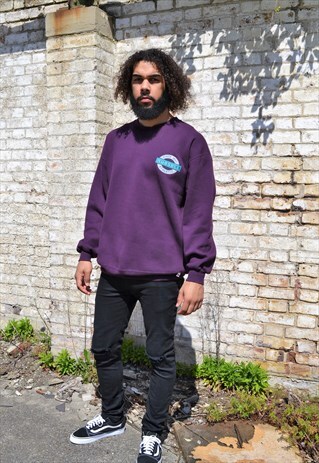 RUSSELL ATHLETIC PURPLE SWEATSHIRT