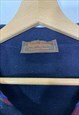 VINTAGE BLUE RHOMBUS YSL POLO SHIRT UNISEX.  SIZE S
