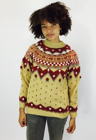 GORGEOUS PATTERNED KNITTED JUMPER