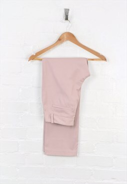 Vintage Calvin Klein Trousers Pink Ladies W30 L28