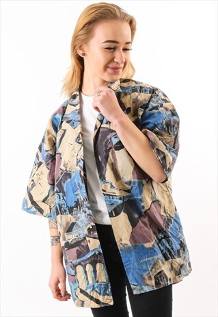 VINTAGE PATTERN SHIRT PSAW515