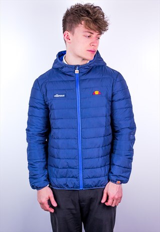 VINTAGE ELLESSE PADDED JACKET IN BLUE