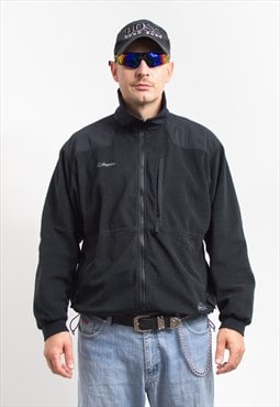 Columbia fleece jacket in black ski men size M