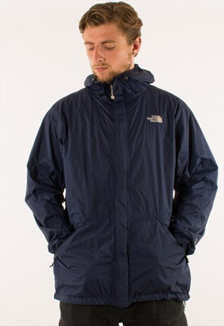 VINTAGE NAVY THE NORTH FACE HYVENT JACKET